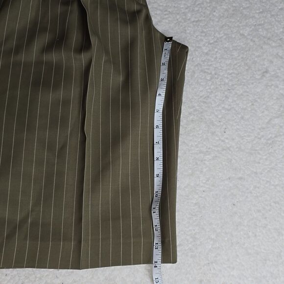 NWT MSGM Khaki Pinstripe Shorts Size IT44 Waist US 30 - Picture 6 of 10